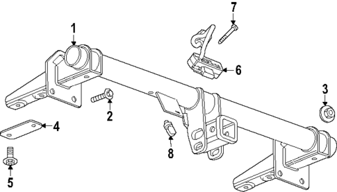 Trailer Hitch Components for 2024 Cadillac XT4 #0