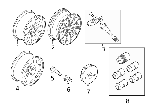 Wheels for 2012 Ford Edge #1