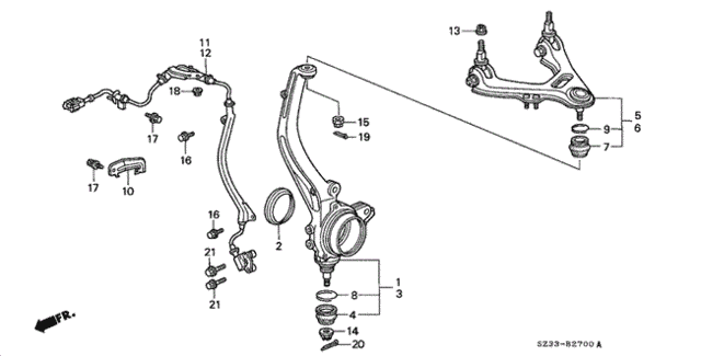Knuckle for 2001 Acura RL #0