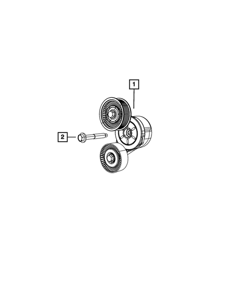 Pulleys and Related Parts for 2011 Ram 1500 #0