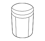 22281001309J01 - Body: Ashtray for Mercedes-Benz Image