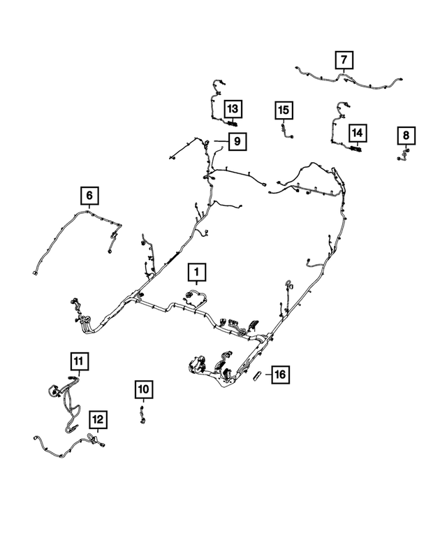 68437125AA - Electrical: Jumper Wiring for Mopar Image image