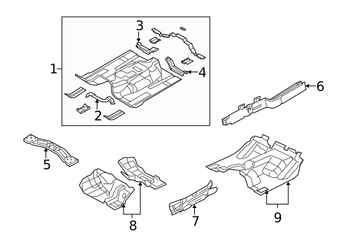 Floor & Rails for 2011 Dodge Nitro #0