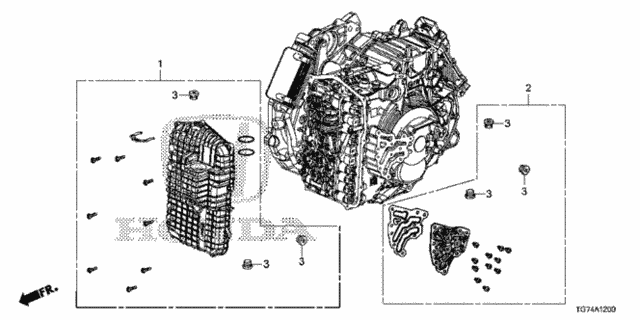 AT Oil Pan - Cover (9AT) for 2016 Honda Pilot #0