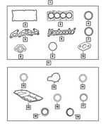 4773717AD - : Engine Gasket Package for Mopar Image