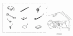 9410105800 - Accessory Components: WASHER, PLAIN (5MM) for Honda Image