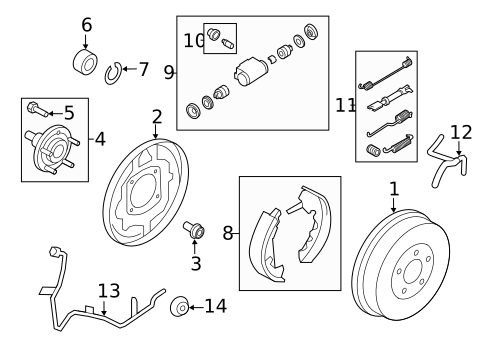 Anti-Lock Brakes for 2012 Ford Escape #1