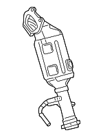 68453835AA - Exhaust: Converter &amp; Pipe for Mopar Image