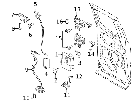 Lock & Hardware for 2018 Ford F-350 Super Duty #3