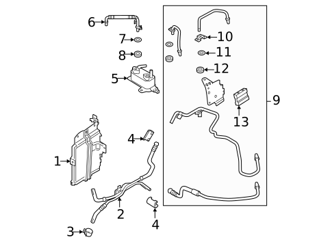 Trans Oil Cooler for 2018 Lincoln MKZ #0