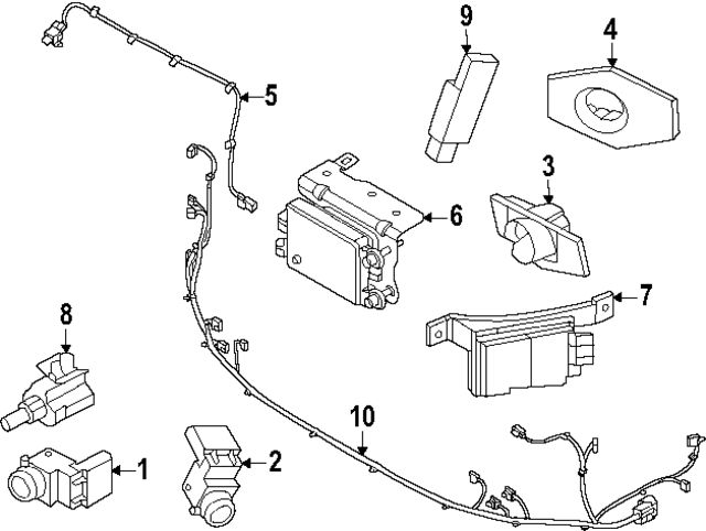 99130T6500 - : Radar Sensor for Hyundai Image
