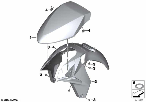 Front Wheel Fender for 2018 BMW-Motorrad R 1250 RT #0