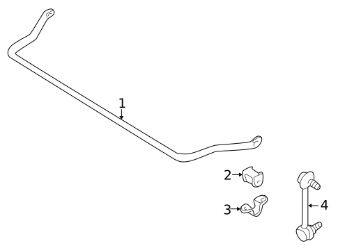 Stabilizer Bar & Components for 1999 Mazda Miata #0