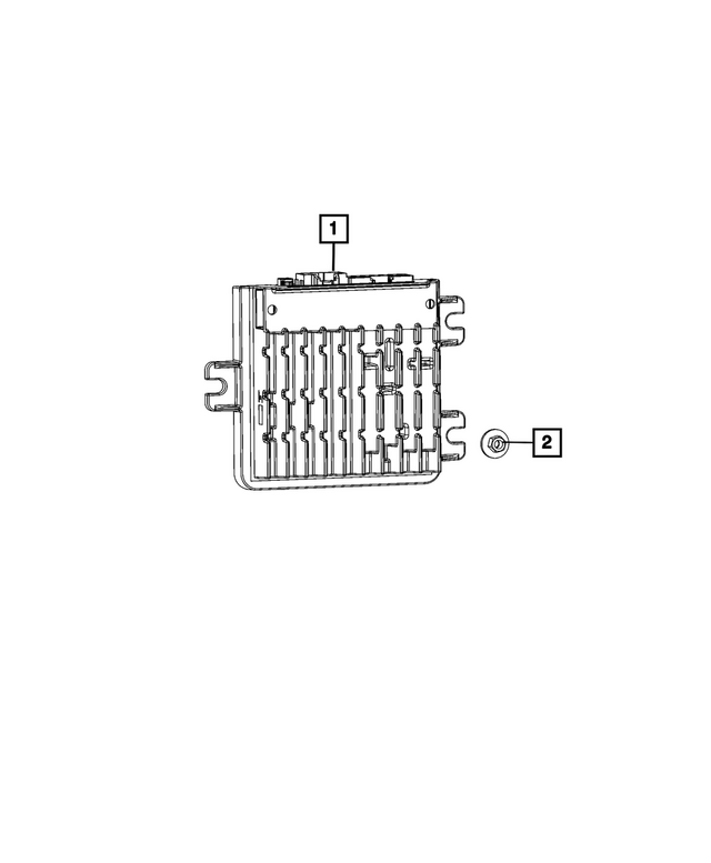 6102612AA - Electrical: Hex Nut And Washer for Mopar Image image