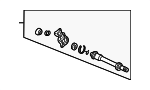 44500SJCA00 - : Intermediate Shaft for Honda: Ridgeline Image