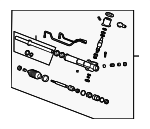 5770038200 - Steering: Gear Assembly for Hyundai: Sonata, XG300, XG350 Image