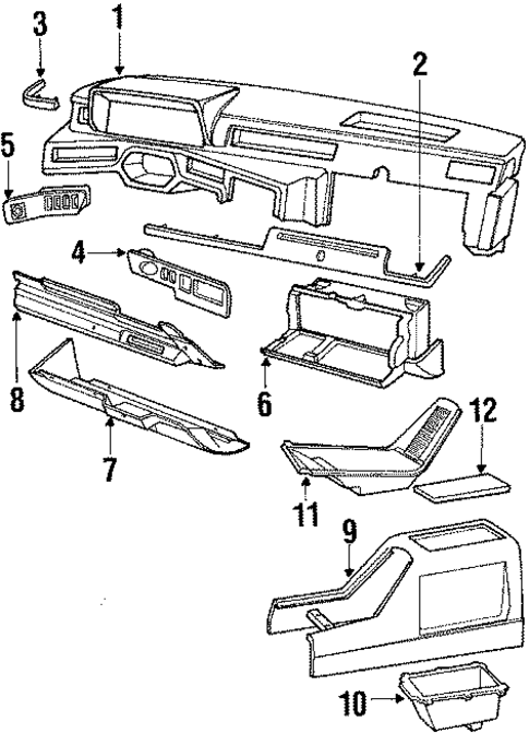 Instrument Panel for 1988 Volvo 780 #0