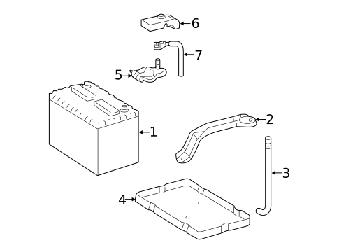 Battery for 2016 Toyota Camry #1