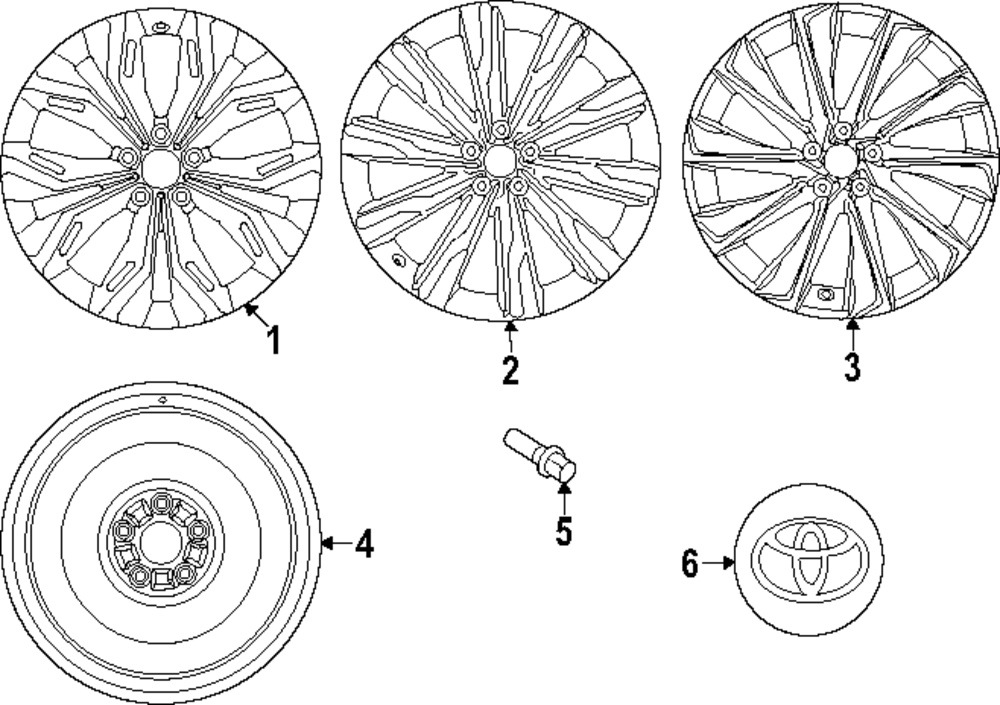 4261B-30010 - Spare Wheel 2023-2025 Toyota | Longo Toyota Parts