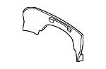 9P1881555 - Body: Bolster Pad for Porsche: 718 Boxster, 718 Cayman, 718 Spyder, 911 Image
