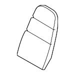 991521151902W0 - Body: Seat Back Cover for Porsche: 718 Boxster, 718 Cayman, 718 Spyder Image