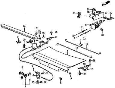 Trunk Lid for 1985 Honda Prelude #0