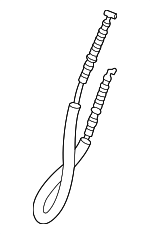11A837017A - Body: Cable for Volkswagen Image