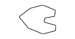 90666SDAA01 - Body: Front Panel Clip for Honda Image