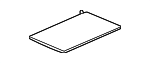 83407THRA01ZA - Body: Console Mat for Honda Image