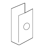90666SLJ003 - Body: Console Trim Panel Clip for Honda Image