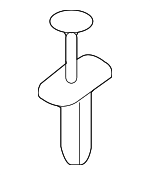 8662958 - Body: Cowl Grille Retainer for Volvo Image