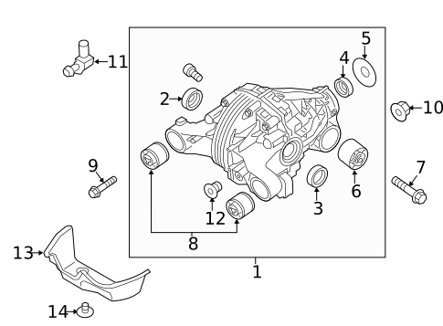 Rear Axle for 2012 Porsche Panamera #0