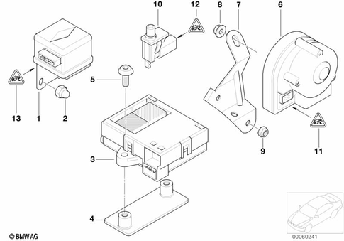 Alarm Systems for 1995 BMW 528i #0