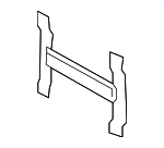31391626 - Body: License Bracket for Volvo: 240, 244, 245, 740, 760, 780, 850, 940, 960, C30, C70, S40, S60, S60 Cross Country, S70, S80, S90, V50, V60, V60 Cross Country, V70, V90, XC60, XC70, XC90 Image