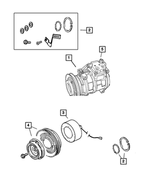 5278757AA - Air Conditioning &amp; Heater: Air Conditioning Compressor for Mopar Image