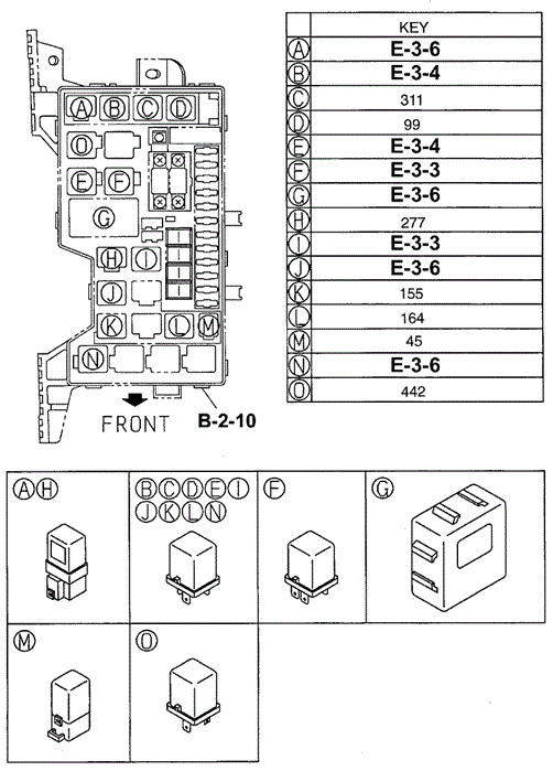 Multi-Use Relay (3) for 1997 Acura SLX #0