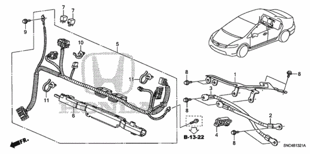 IMA Wire Harness for 2010 Honda Civic #0