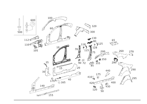 Side Panels for 2020 Mercedes-Benz S65 AMG #0