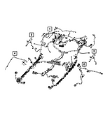 68613262AD - : Mirror Jumper Wiring for Mopar Image