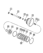 4659378 - Automatic Transaxle 3 Speed: Transmission Clutch Reaction Plate for Mopar Image