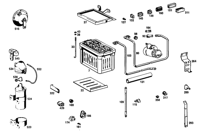 1115400080 - : Screening Plate for Mercedes-Benz: 280SE Image