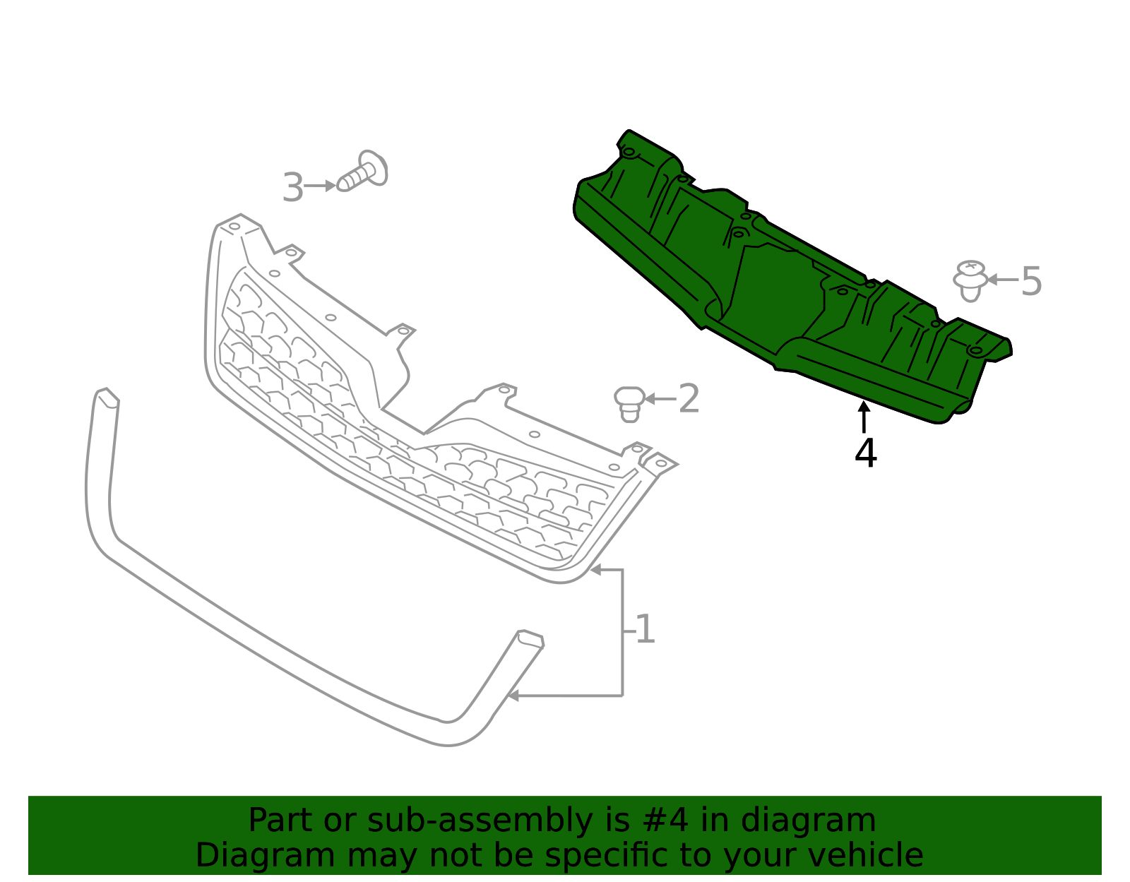 2014-2018 Subaru Forester Closure Panel 91165SG000 | Subaru Online