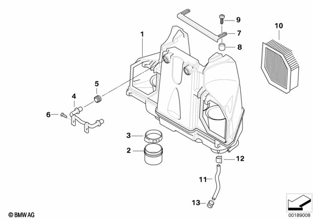 13717703583 - : Air Filter Element for BMW-Motorrad Image