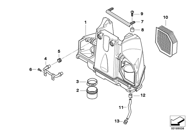 13717703583 - : Air Filter Element for BMW-Motorrad Image