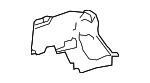 2536821901 - Exhaust: Heat Shield for Mercedes-Benz Image