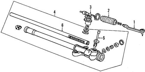 Steering Gear & Linkage for 1995 Honda Civic del Sol #1