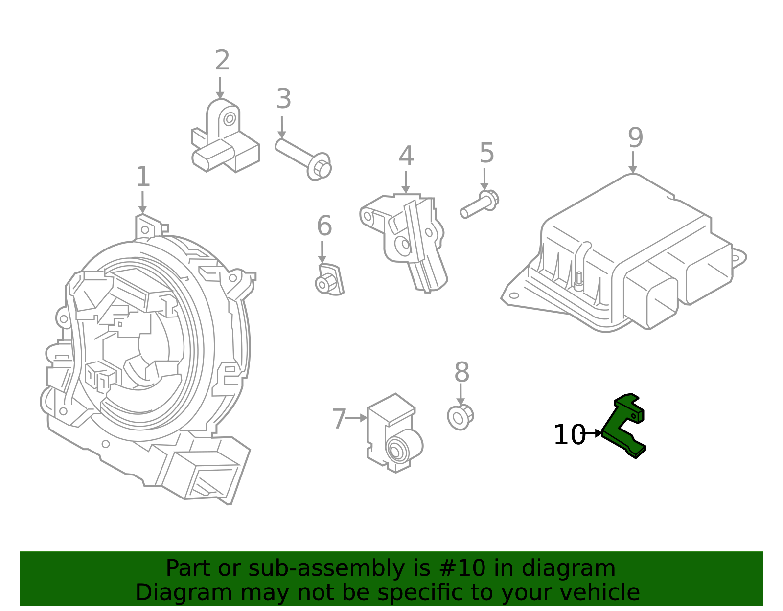 2021-2025 Ford Bronco Position Sensor m2dz14b416b | TascaParts.com