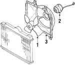 E5D415210 - : 1986-1989 Mazda 323 - Shroud for Mazda: 323 Image