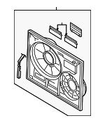 7L0121207D - Cooling System: Shroud for Volkswagen Image