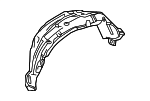 6563778010 - : Wheelhouse Liner for Lexus Image